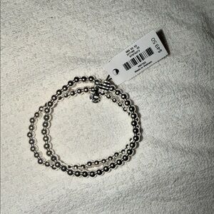 Talbots Silver & Gold Beaded Bracelets